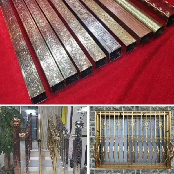 304不銹鋼彩色管應(yīng)用