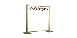 管鋼強(qiáng)定制加工的不銹鋼服裝架有什么優(yōu)勢？