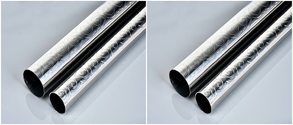 304不銹鋼兩面花紋管