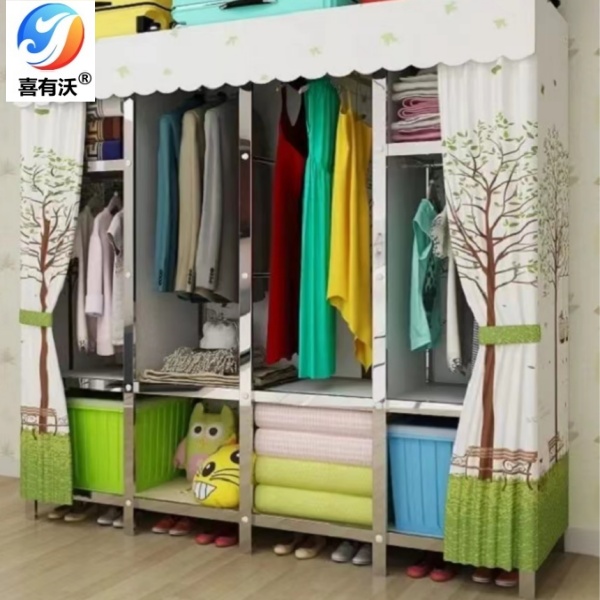 不銹鋼方管衣柜