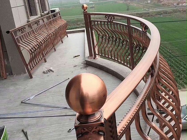 不銹鋼玫瑰金樓梯扶手